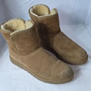 UGG CORY CHESTNUT CLASSIC SLIM COLLECTION SUEDE BOOT US 8.5